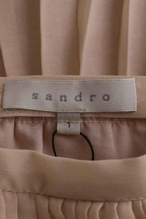 Jupe Sandro Beige en Synthétique