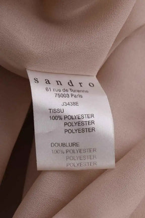 Jupe Sandro Beige en Synthétique