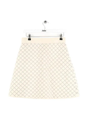 Jupe Sandro Blanc en Viscose, taille M - Seconde Main