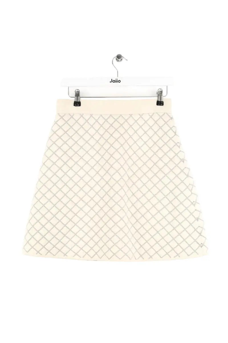 Jupe Sandro Blanc en Viscose, taille M - Seconde Main