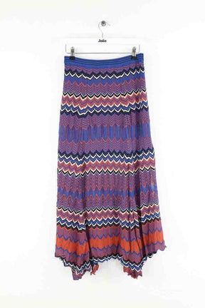 Jupe Sandro Bleu en Coton