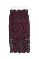 Jupe Sandro Bleu en Polyester, taille S - Seconde Main