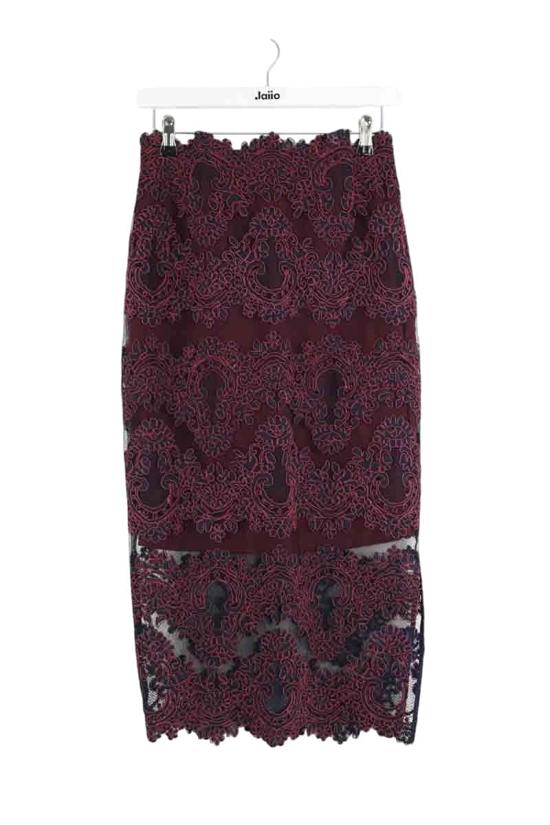 Jupe Sandro Bleu en Polyester, taille S - Seconde Main