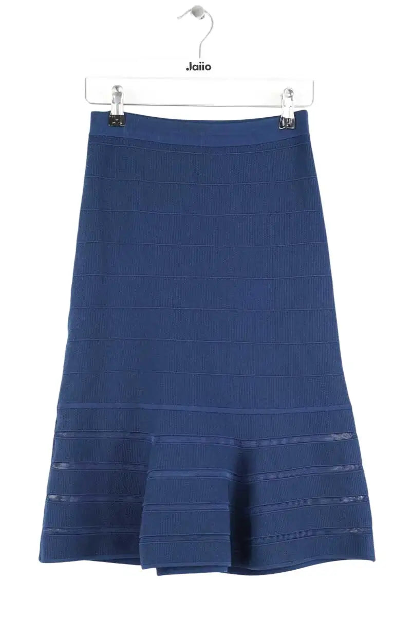 Jupe Sandro Bleu en Viscose, taille S - Seconde Main