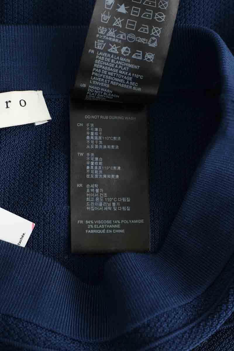 Jupe Sandro Bleu en Viscose