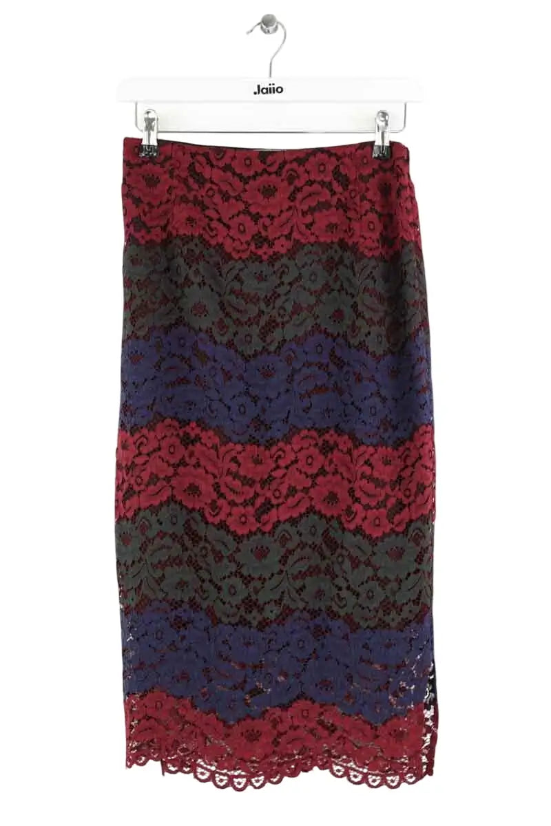 Jupe Sandro Bordeaux en Polyamide, taille S - Seconde Main