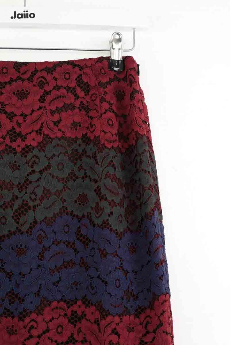Jupe Sandro Bordeaux en Polyamide
