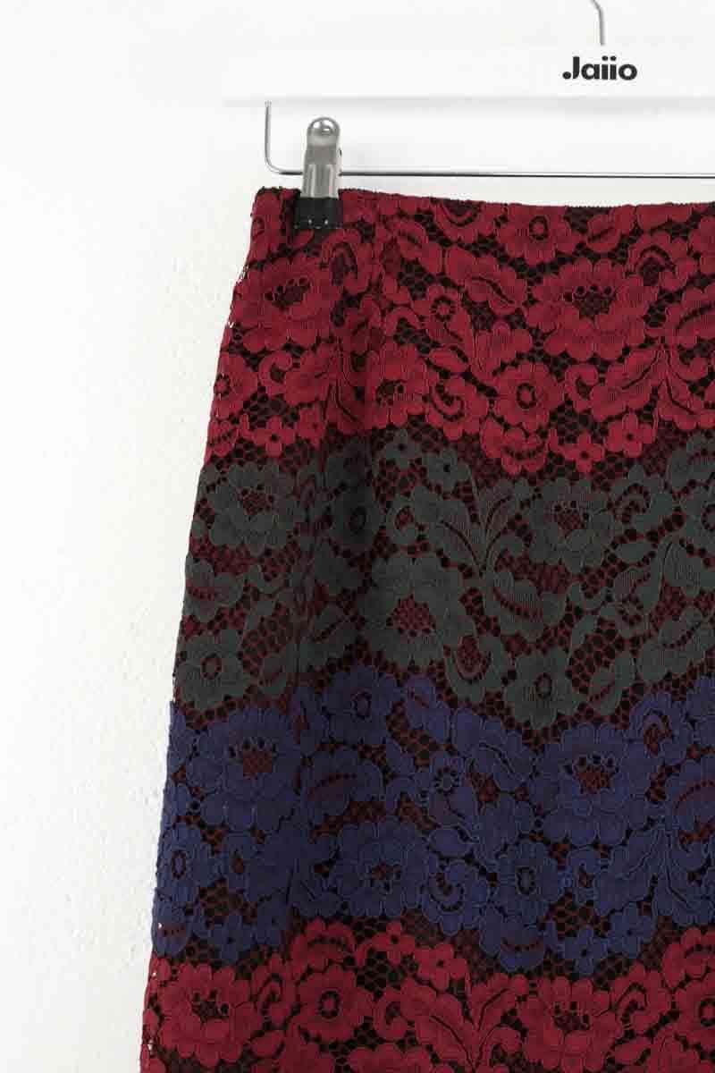 Jupe Sandro Bordeaux en Polyamide