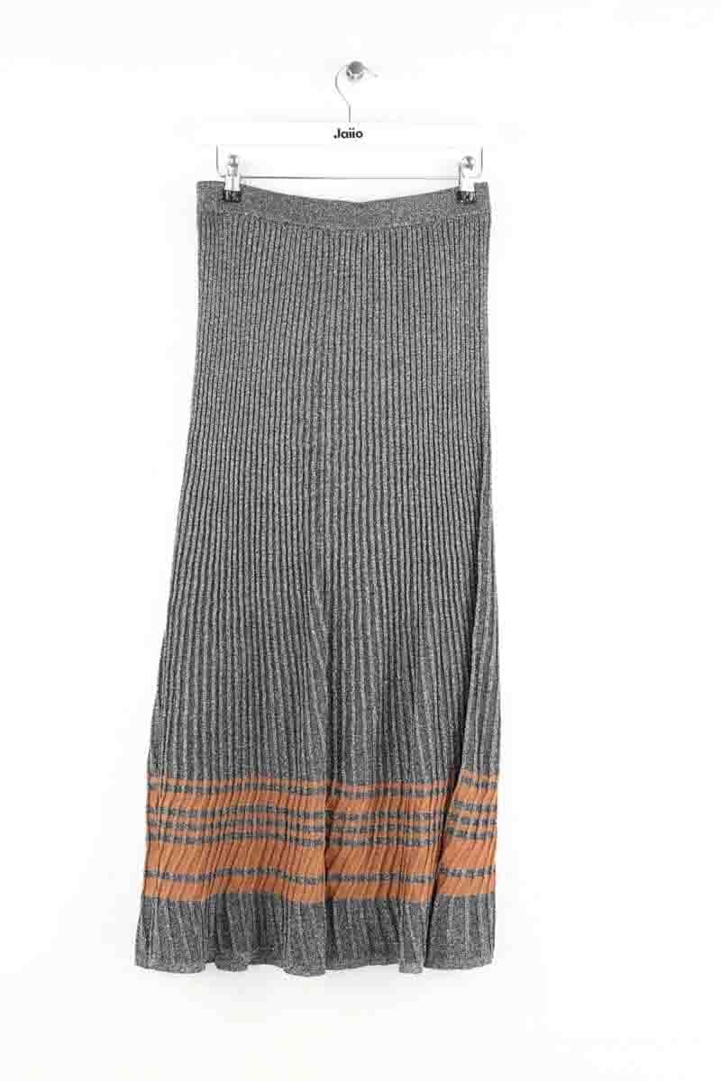 Jupe Sandro Gris en Polyester