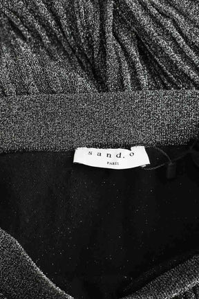 Jupe Sandro Gris en Polyester