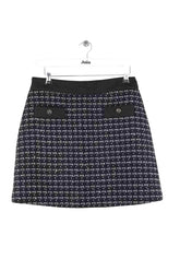 Jupe Sandro Noir en Coton, taille L - Seconde Main