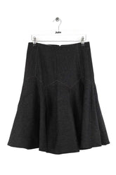 Jupe Sandro Noir en Cuir, taille L - Seconde Main