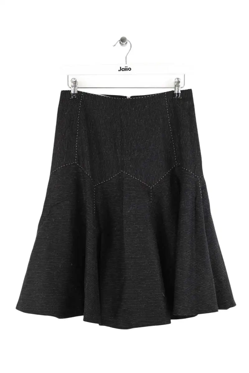 Jupe Sandro Noir en Cuir, taille L - Seconde Main