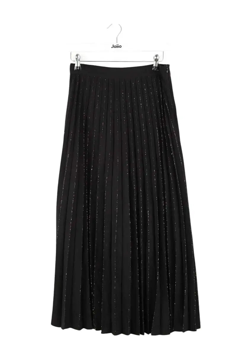 Jupe Sandro Noir en Polyester, taille M - Seconde Main
