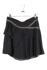 Jupe Sandro Noir en Polyester, taille M - Seconde Main