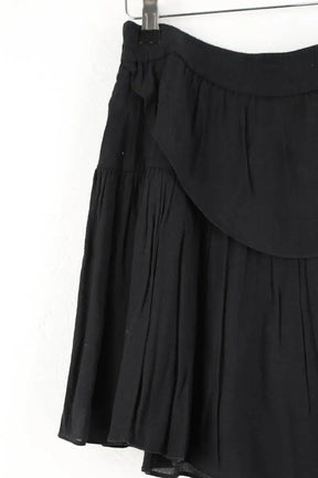 Jupe Sandro Noir en Polyester