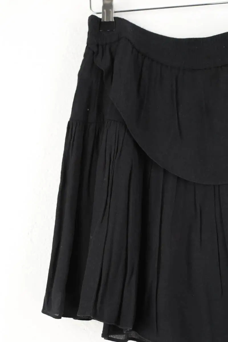 Jupe Sandro Noir en Polyester