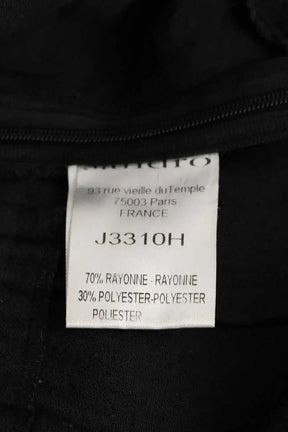Jupe Sandro Noir en Polyester