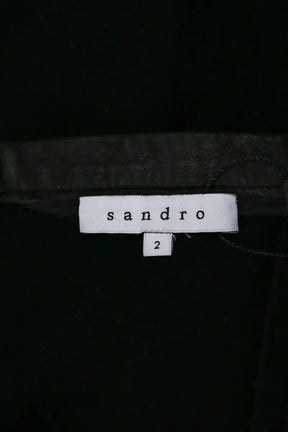 Jupe Sandro Noir en Synthétique