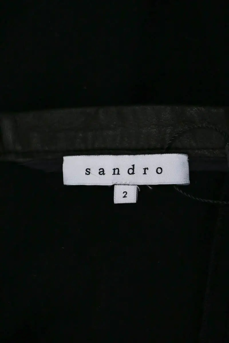 Jupe Sandro Noir en Synthétique