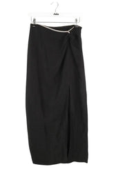 Jupe Sandro Noir en Viscose, taille S - Seconde Main
