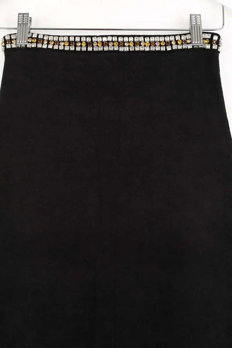 Jupe Sandro Noir en Viscose