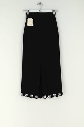 Jupe Sandro Noir en Viscose