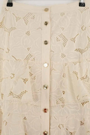 Jupe Sandro Orlivia Ecru en Polyester