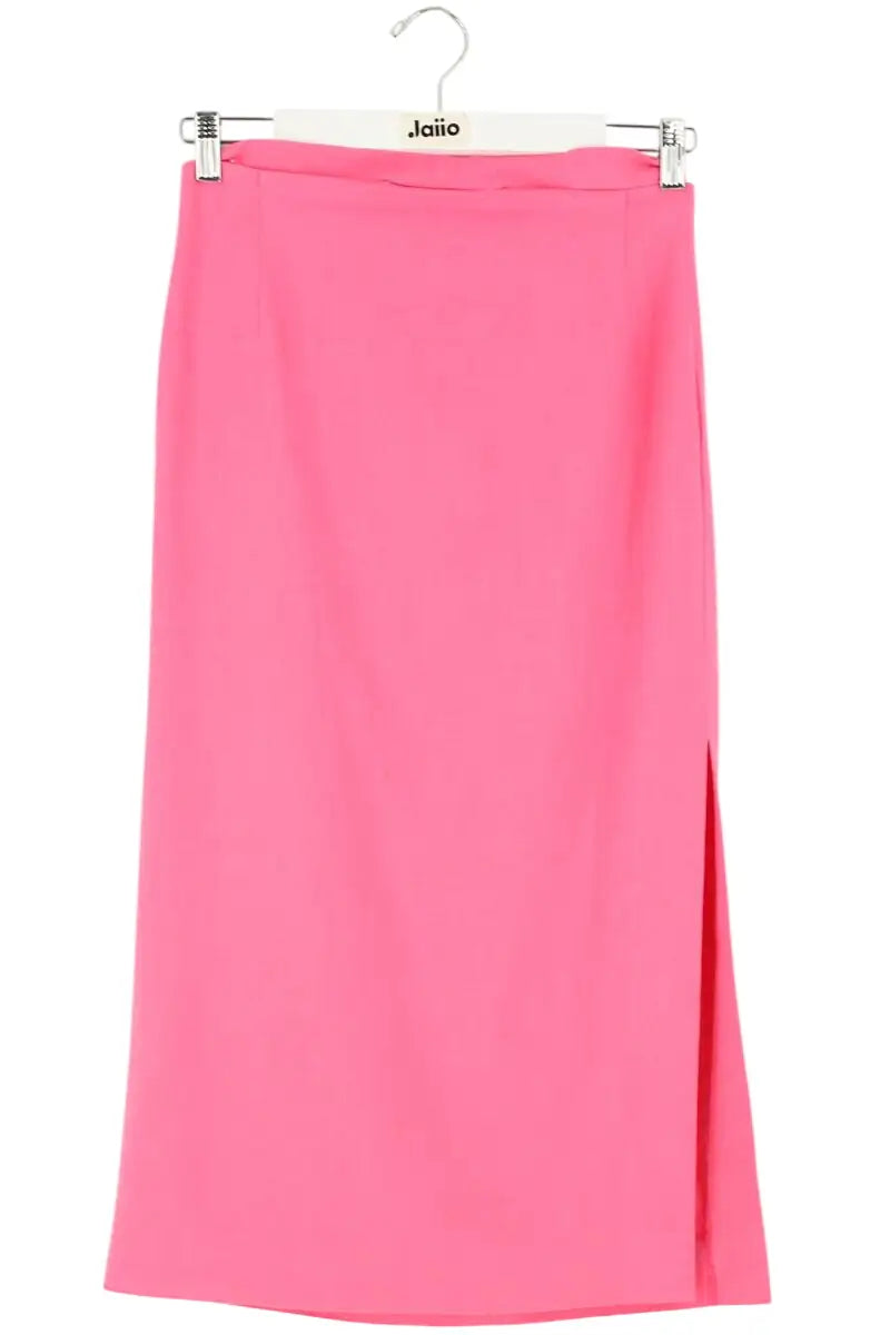 Jupe Sandro Rose en Lin, taille S - Seconde Main