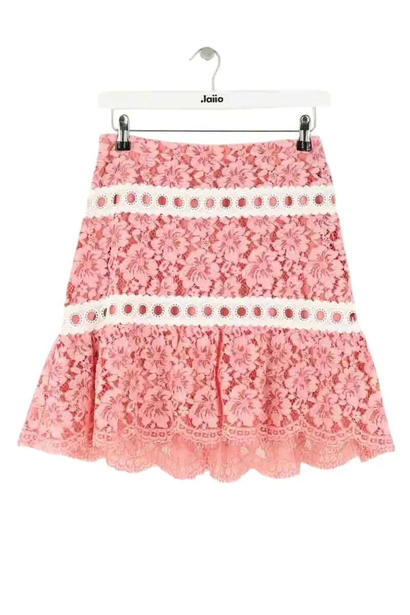Jupe Sandro Rose en Viscose, taille M - Seconde Main