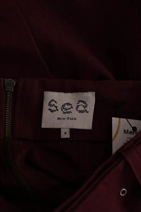 Jupe Sea Bordeaux en Coton