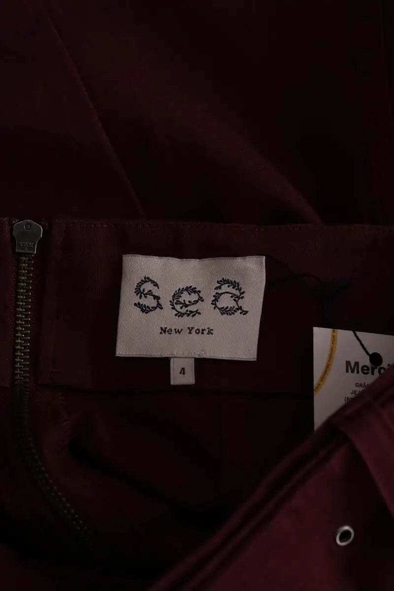 Jupe Sea Bordeaux en Coton