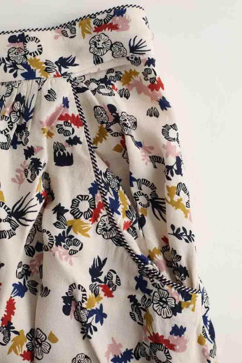 Jupe Sessun Beige en Synthétique