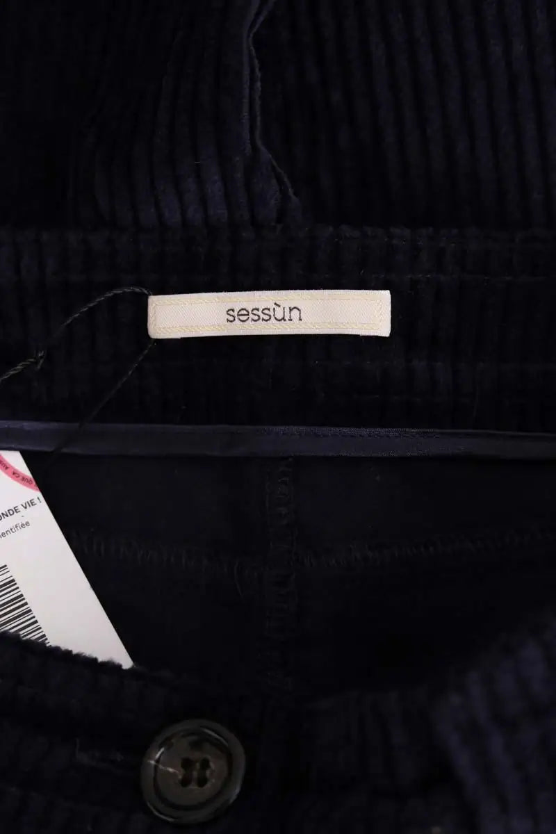 Jupe Sessun Marine en Coton