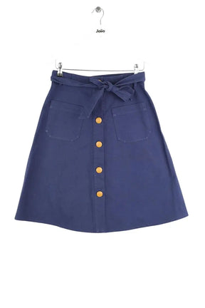 Jupe Sessun Marine en Synthétique, taille M - Seconde Main