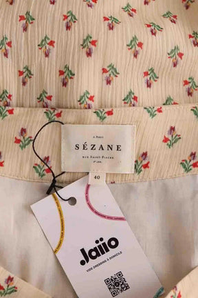 Jupe Sézane Beige en Coton