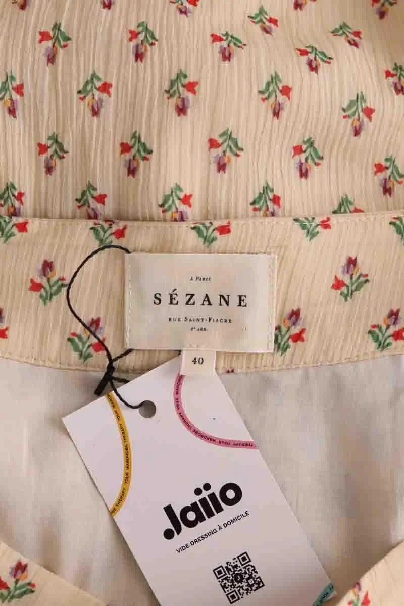 Jupe Sézane Beige en Coton