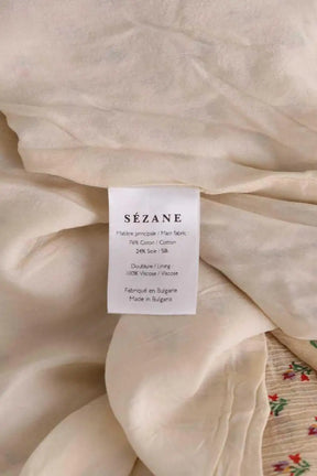 Jupe Sézane Beige en Coton