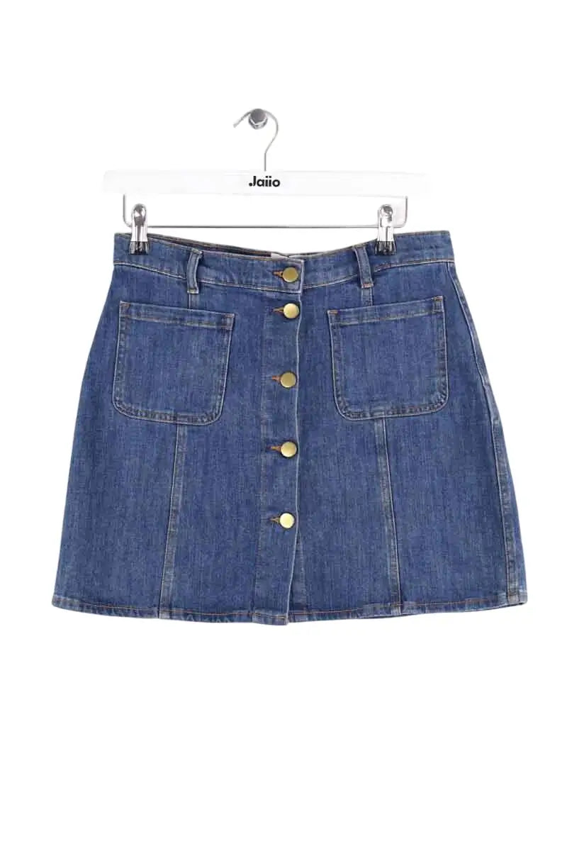 Jupe Sézane Bleu en Coton, taille M - Seconde Main