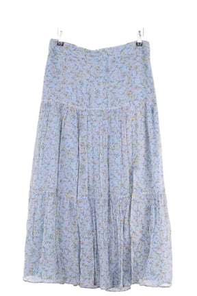 Jupe Sézane Bleu en Viscose, taille L - Seconde Main