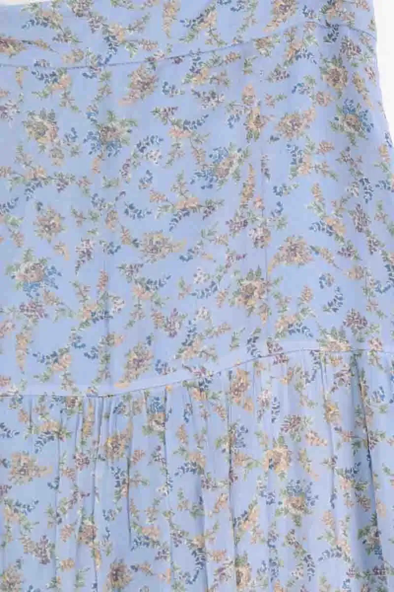 Jupe Sézane Bleu en Viscose