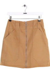 Jupe Sézane Camel en Coton, taille S - Seconde Main