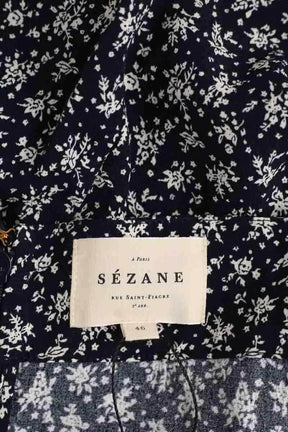 Jupe Sézane Marine en Viscose