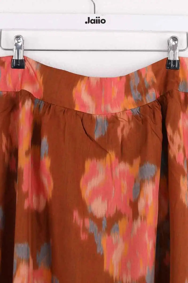Jupe Sézane Marron en Viscose