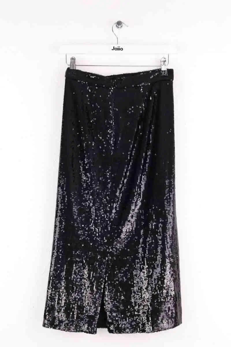 Jupe Sézane Noir en Paillettes