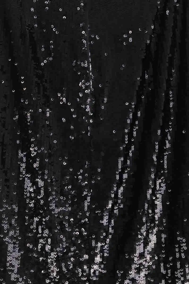 Jupe Sézane Noir en Paillettes