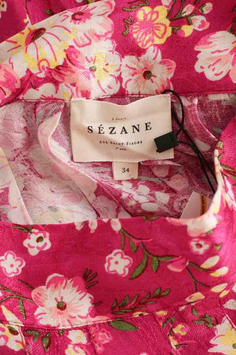 Jupe Sézane Rose en Viscose