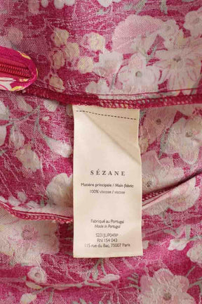 Jupe Sézane Rose en Viscose