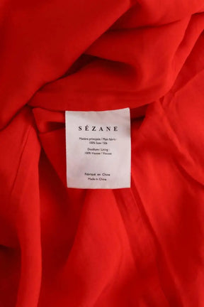Jupe Sézane Rouge en Soie