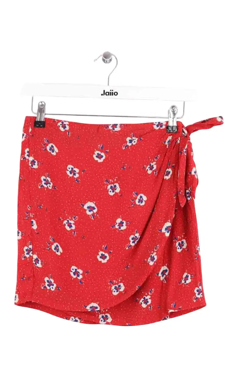 Jupe Sézane Rouge en Viscose, taille S - Seconde Main